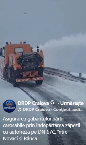 Zapada de peste 35 cm in Ranca