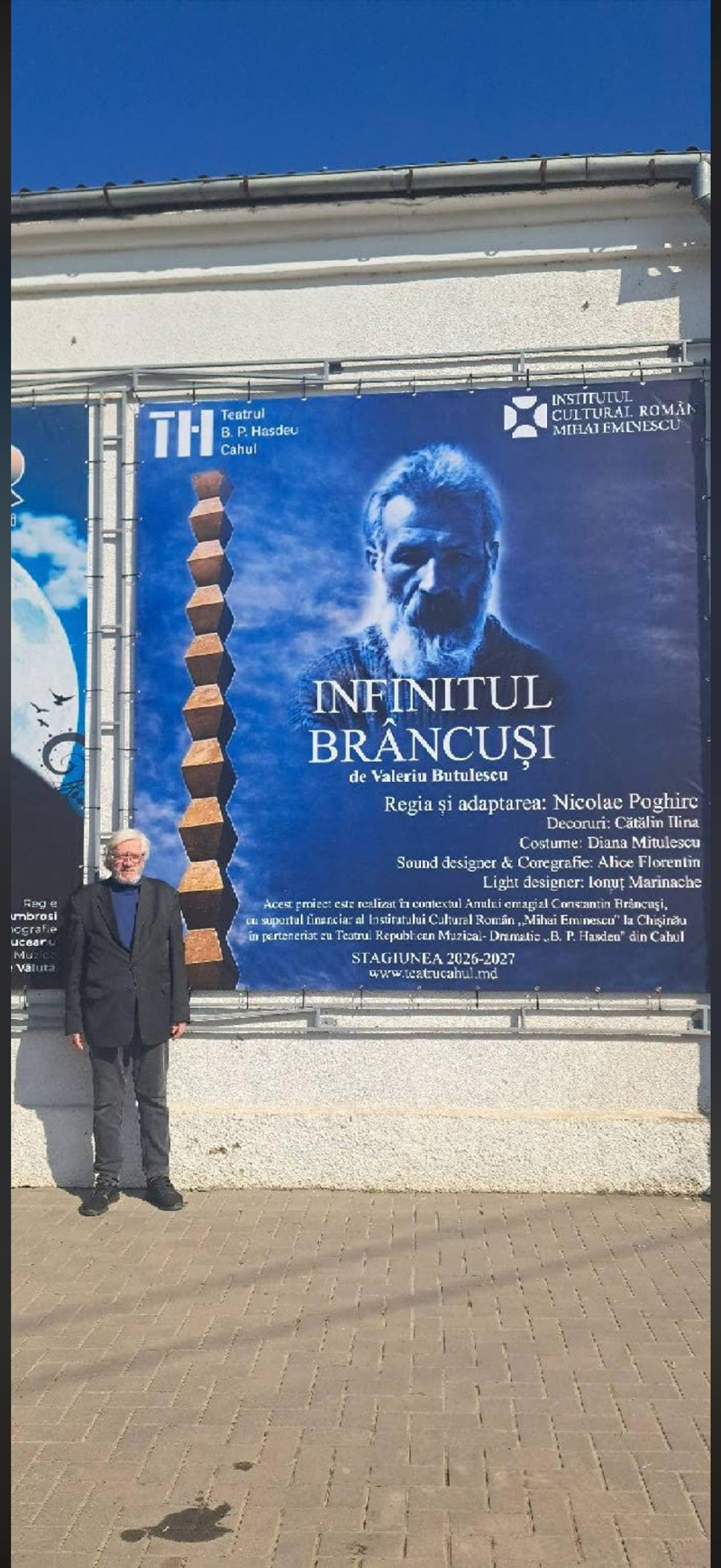 Brancusi O calatorie in infinit spectacol de teatru in Republica Moldova
