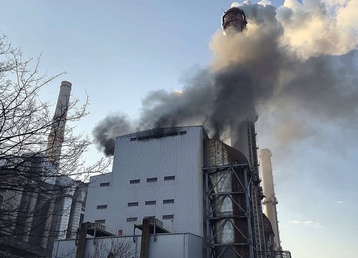 Incendiu la grupul 5 al Termocentralei Rovinari