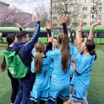 Performanta deosebita a echipei de fotbal feminin U12 de la Scoala Gimnaziala Constantin Savoiu