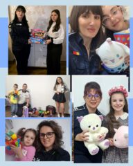 Solidaritate de Paste politistii din Gorj au oferit jucarii pentru copii