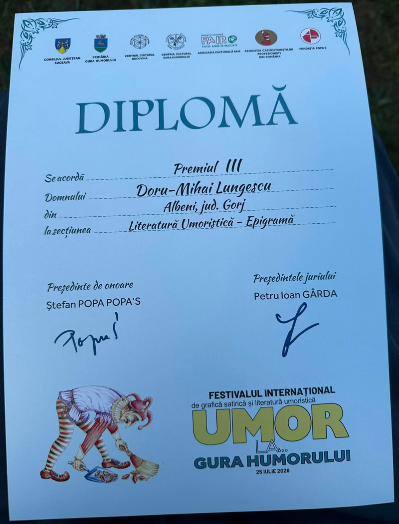 O noua re alizare si la Gura Humorului