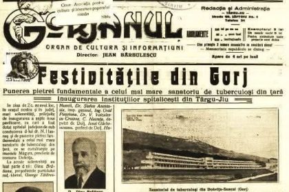 90 de ani de la sfintirea pietrei de temelie a sanatoriului TBC Dobrita