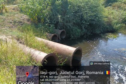Apele uzate se deverseaza in Jiu Rezultatele analizelor in urma unui control SGA la statia de epurare din Targu Jiu