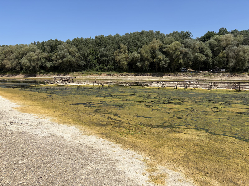 Epave germane aparute in Dunarea uscat
