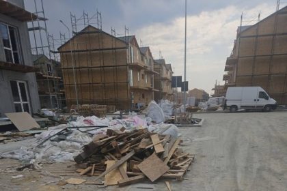 Targu Jiu Haos pe santiere Amenzi pentru deseurile de constructie