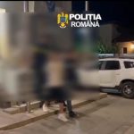 VIDEO Scandal cu machete pe o strada din Targu Jiu soldat cu retineri