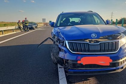 accident cu trei masini pe DEx12