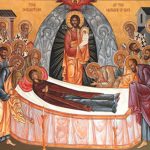 maica domnului si reprezentarea virtutii sfintei smerenii o preacurata maica a lui dumnezeu imparatesa a tuturor asculta suspinurile noastre pline de durere inaintea icoanei tale facatoare de minuni