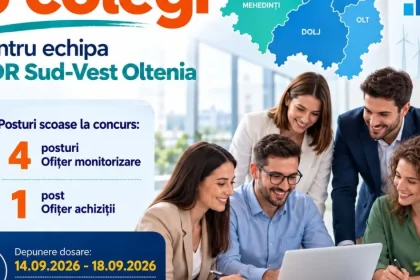 ADR Sud-Vest Oltenia angajează cinci specialiști pentru fonduri europene