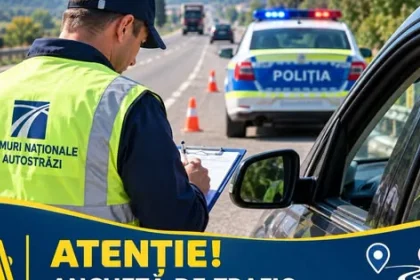 Anchete de circulație pe drumurile din Gorj și în alte cinci județe