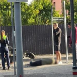 Bărbat lovit de o femeie la volan, pe strada Tudor Vladimirescu din Târgu Jiu