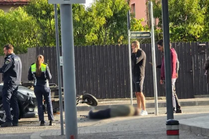 Bărbat lovit de o femeie la volan, pe strada Tudor Vladimirescu din Târgu Jiu