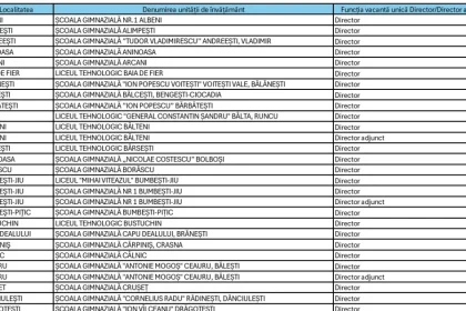 Bătălia pentru funcțiile de conducere din învățământ!