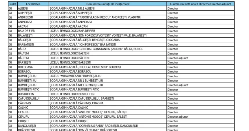 Bătălia pentru funcțiile de conducere din învățământ!