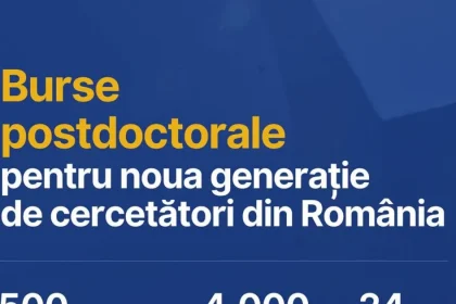Burse postdoctorale de 4.000 de lei pe lună