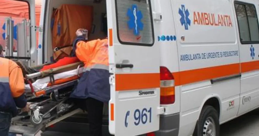 Cădere de la etajul 1 în Târgu Jiu, la verificarea dispozitivului de monitorizare