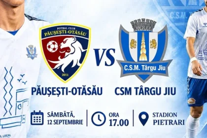 CSM Târgu Jiu joacă sâmbătă în deplasare în etapa a 3-a din Liga 3