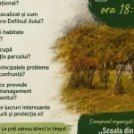 Defileul Jiului: eveniment online despre păduri și animale