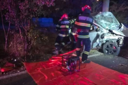 Doi tineri și-au pierdut viața într-un accident grav la Petroșani
