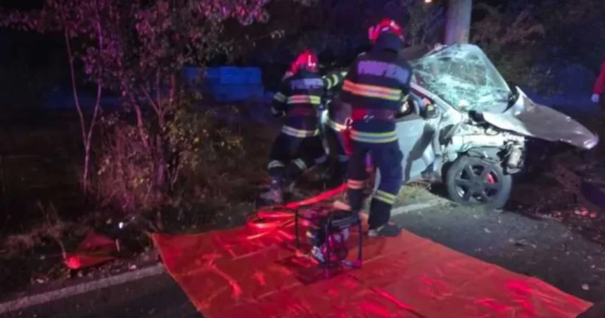 Doi tineri și-au pierdut viața într-un accident grav la Petroșani