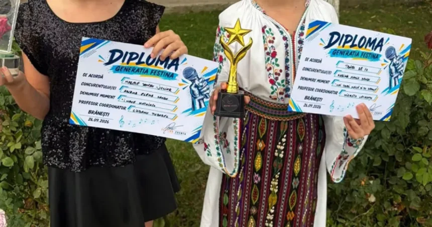 Două surori din Târgu Jiu, distinse cu premii la Festivalul „Festina Talents”