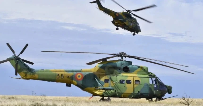 Exercițiu militar amplu în România: zboruri joase și tehnică militară