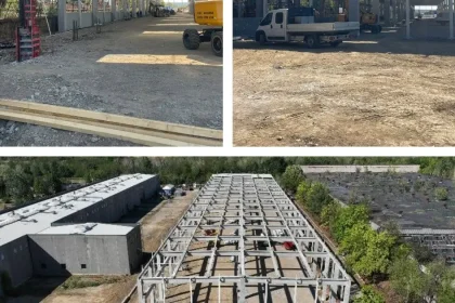 Hală producție structuri metalice la Bumbești-Jiu, investiție prin Tranziție Justă
