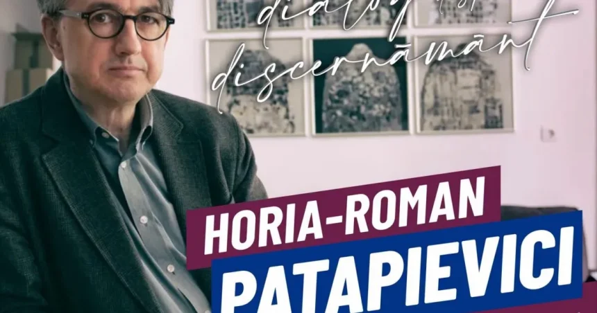 Horia-Roman Patapievici va participa la Conferința VREM de la Târgu Jiu