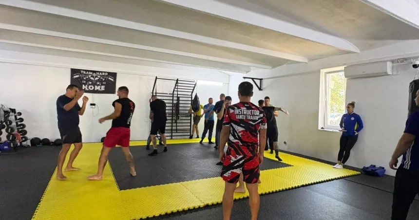 Jandarmii gorjeni, antrenamente speciale cu instructori CS Dinamo
