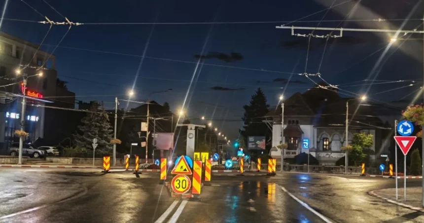 Lucrările la pasajul de lângă Colegiul „Tudor Vladimirescu” au început