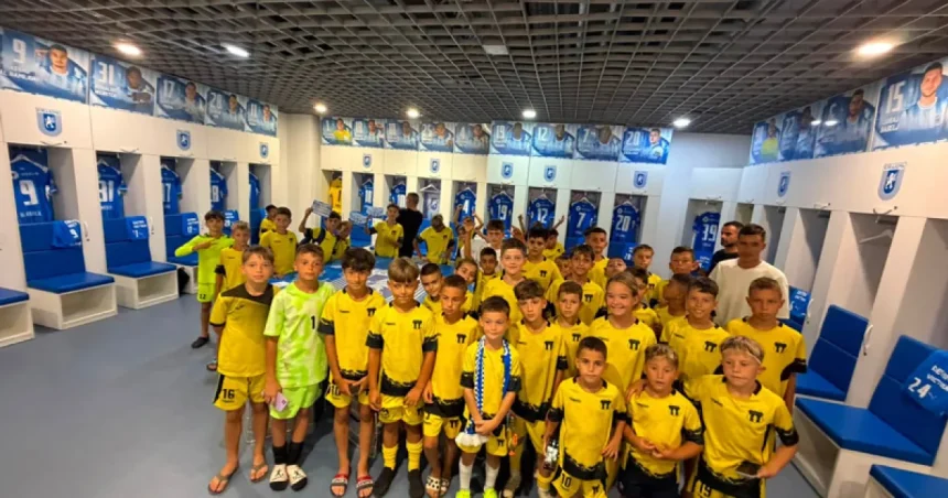 Micii fotbaliști de la Luceafărul Târgu Jiu, la turneu dedicat lui Ilie Balaci