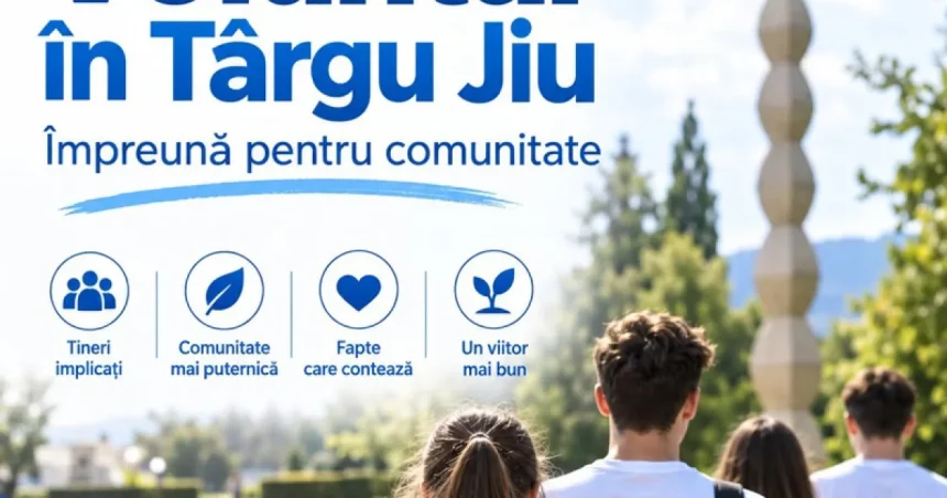 Noua ediție a proiectului „Voluntar în Târgu Jiu”