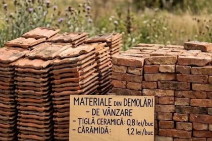 Primăria din Gorj scoate la licitație țiglă și cărămidă din demolări