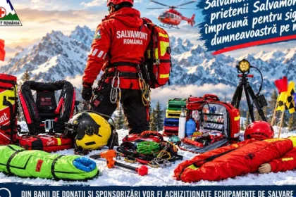 Salvamont România: Un echipament nou poate salva o viață
