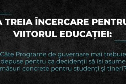 Studenții solicită reforme educaționale noului Guvern