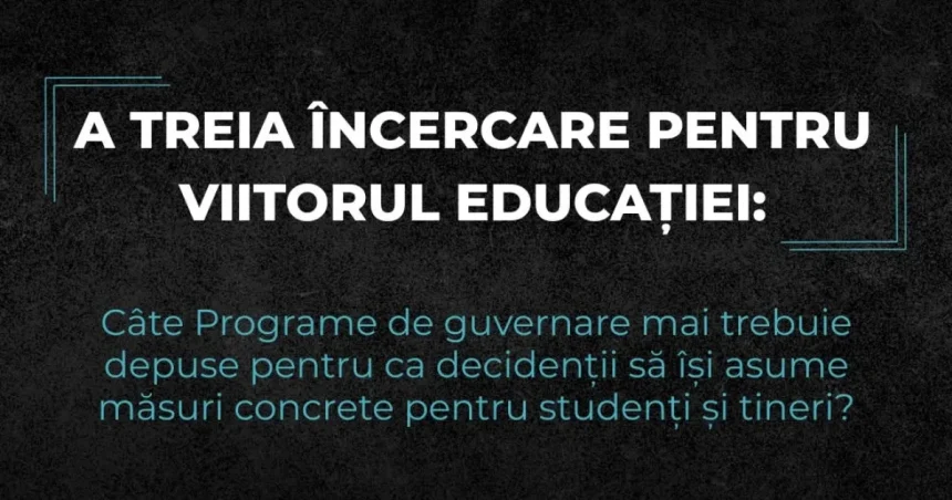 Studenții solicită reforme educaționale noului Guvern