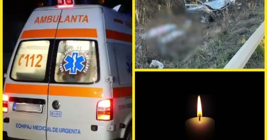 Tânăr de 20 de ani a murit pe un drum din Gorj, după ce s-a izbit cu mașina de un parapet