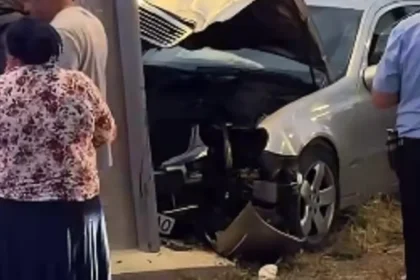 Un accident rutier a avut loc pe o stradă din municipiul Târgu Jiu