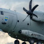 Aeronavă C-27J Spartan intervine pentru stingerea unui incendiu în zona alpină Rânca, Gorj