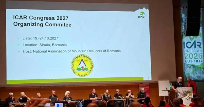 Congresul Mondial ICAR 2027 va fi organizat în țară de Salvamont