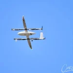 Dronă medicală surprinsă deasupra Târgu Jiu