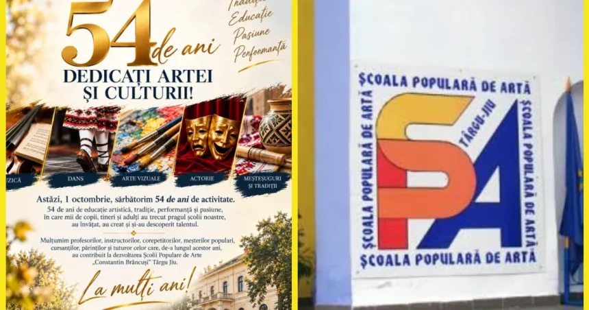 Școala de Arte din Târgu Jiu: 54 de ani de talente descoperite