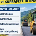 Se reabilitează carosabilul pe drumurile județene. Trafic restricționat