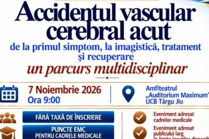 Simpozion medical despre AVC la Târgu Jiu, pe înțelesul tuturor