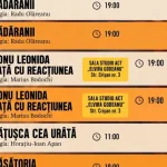 Spectacole de comedie și povești pentru copii, în octombrie, la teatrul din Târgu Jiu