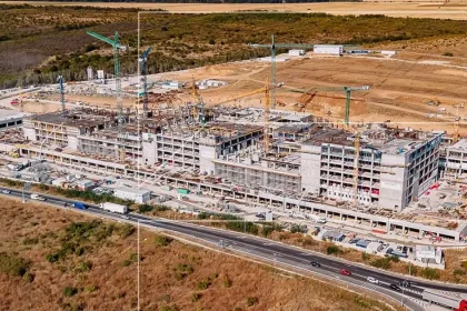 Spitalul Regional de Urgență Craiova: aproape 600 de muncitori pe șantier