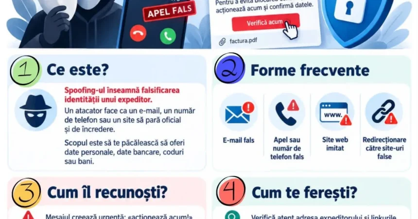 Spoofingul, metoda prin care infractorii pot falsifica apeluri și mesaje