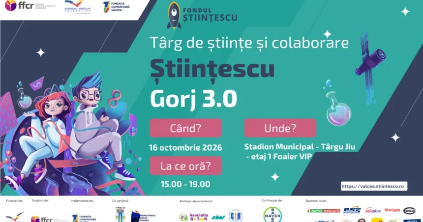 Târgu Jiu găzduiește un târg de știință și tehnologie