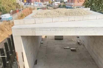 Târgu Jiu: Lucrările la pasajul de pe Ana Ipătescu au fost reluate